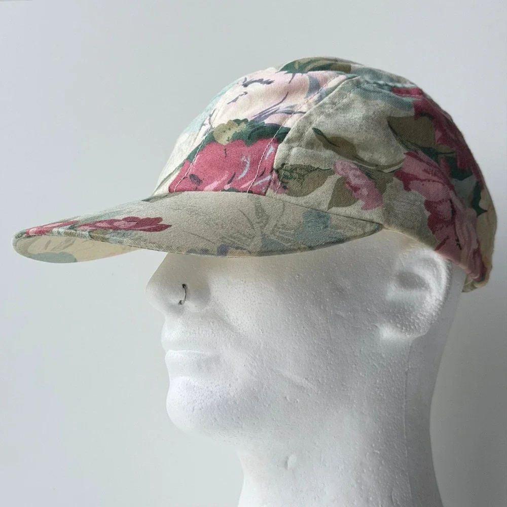 Vintage EMI Floral Panel Hat OSFA Strapback 80s Outdoor Boulder Colorado